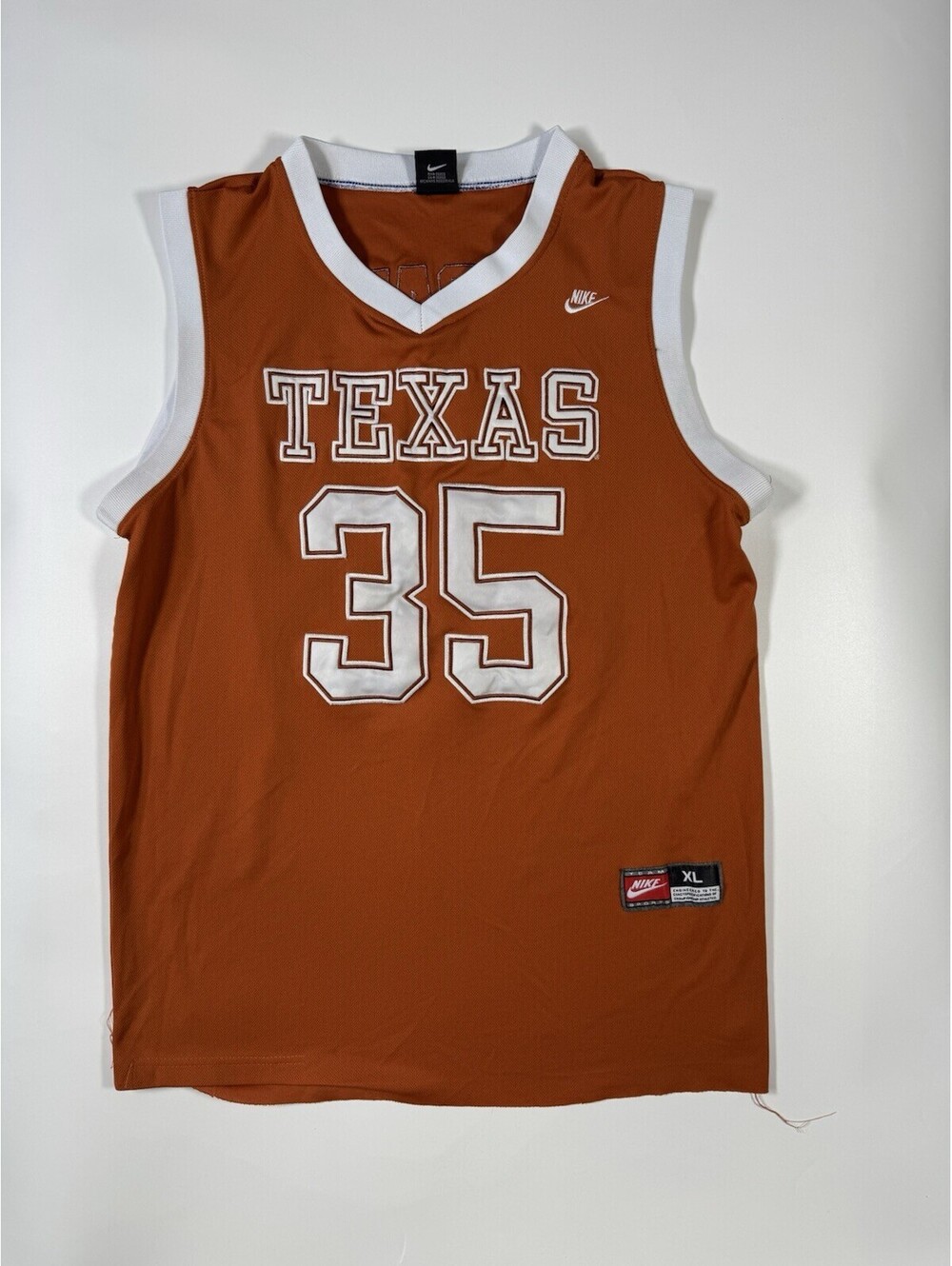 Vintage Nike Texas Longhorns Kevin Durant #35 Basketball Jersey Mens XL Y2K